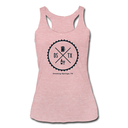 DSTX Women’s Tri-Blend Racerback Tank - heather dusty rose