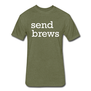 Send Brews - heather military green