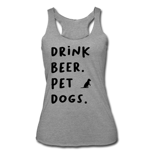 Drink Beer Pet Dogs - heather grey